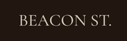Text 'BEACON ST.' on a black background